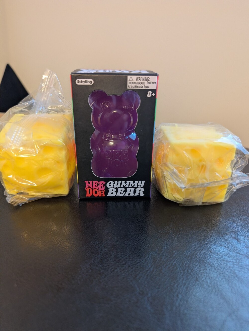 Squishy Snack Bundle 🧀🐻 2 Cheese + NEEDOH Gummy Bear